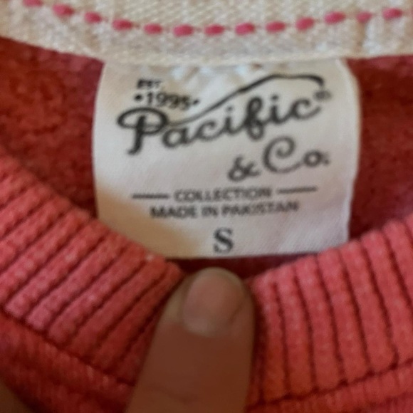 Pink Seal Beach sweatshirt with palm trees #beachvibes - Picture 3 of 5